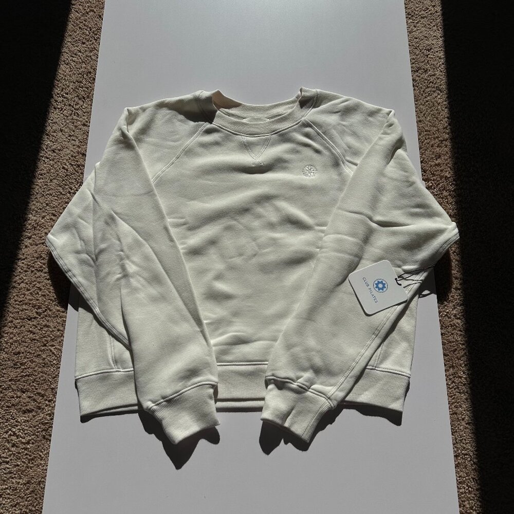 Club Pilates Cozy Crewneck Sweatshirt Ivory
